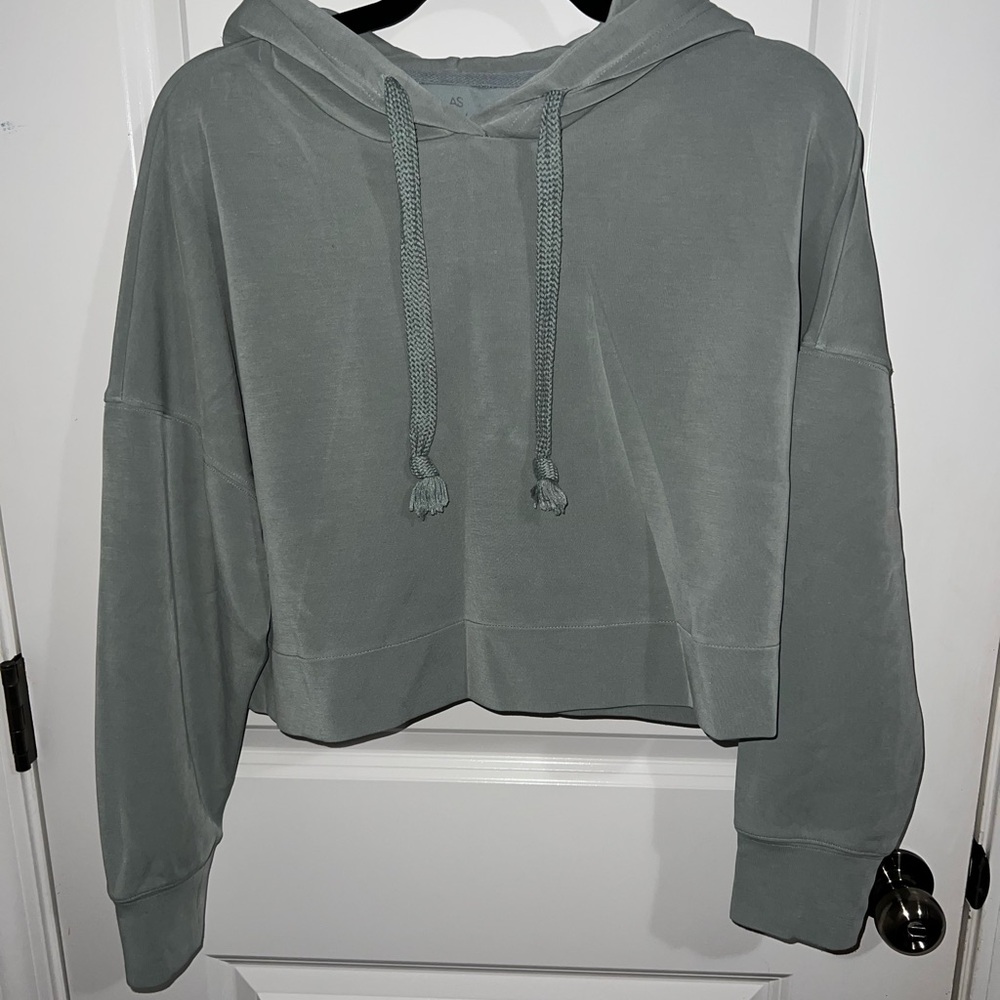 AS Revival Oversized Cropped Hooded Sweatshirt